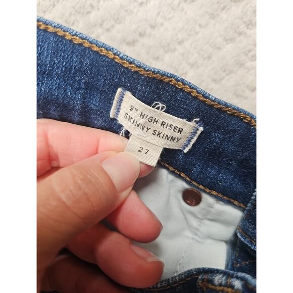 Madewell Jeans Womens 27 High Rise Skinny Skinny Distressed - Picture 6 of 9